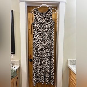 Vince Camuto leopard maxi dress LIKE NEW LN Plus size 2X